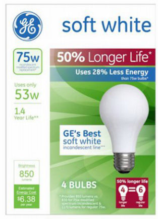 A19 35W HALOGEN A19 2750K SOFT WHITE 35W
