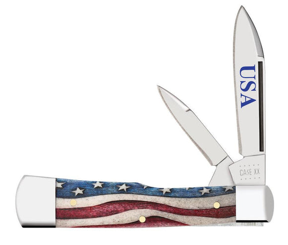 Case Star Spangled Series Embellished Smooth Natural Bone Gunstock