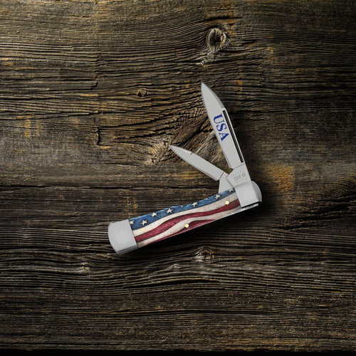 Case Star Spangled Series Embellished Smooth Natural Bone Gunstock