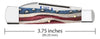 Case Star Spangled Series Embellished Smooth Natural Bone Gunstock