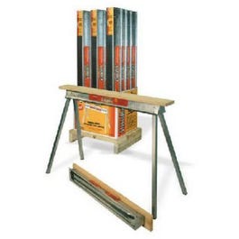 Sawhorse, Heavy-Duty Galvanized Steel, 36-In.