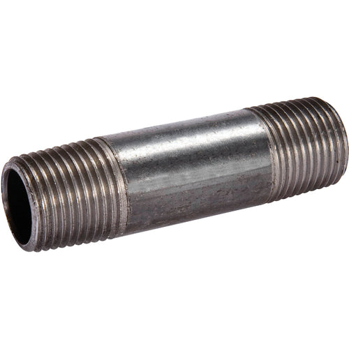 Southland 1 In. x 4 In. Schedule 40 Welded Steel Black Iron Nipple