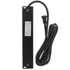 Power Zone 6-Outlet Metal Power Strip w/10ft Cord