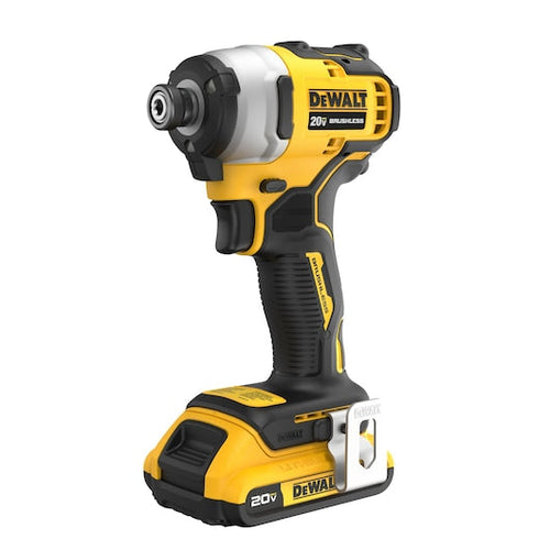 Dewalt ATOMIC™ 20V MAX* Brushless Cordless 1/4 in. Compact Impact Driver Kit DCF809D1