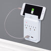 Globe Electric 3-Outlet Charging Station Surge Protector Wall Tap