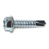 Monster Fastener Zinc Plated Steel Hex Washer Head Self-Drilling Screws