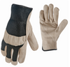 True Grip Suede Cowhide Leather Palm Work Gloves Mesh Back