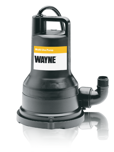 WAYNE Pumps VIP30 1/3 HP Reinforced Thermoplastic Submersible Multi-Use Pump