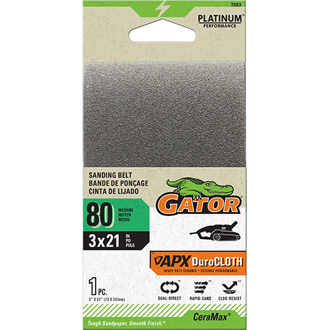 Gator CeraMax 3x21 in Sanding Belts