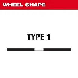 Milwaukee 6-1/2 x 1/8 x 5/8 DKO Metal Cut Off Wheel Type 1