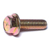 Monster Fastener Zinc Plated Grade 8 Steel Hex Washer Head Flange Bolts