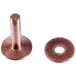 Copper Rivets & Burrs, 4-oz. #9 x 3/8-3/4 In.