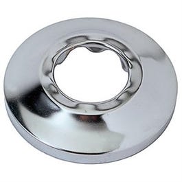 Pipe Fitting, Shallow Pipe Cover Flange Escutcheon, Chrome Plated, 3/4-In.